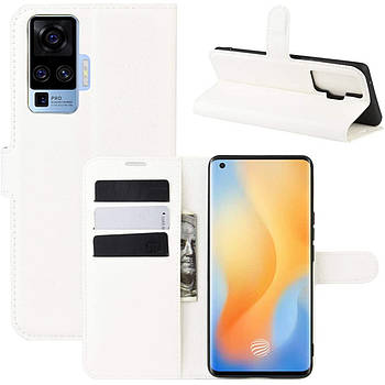 Чохол-книжка Litchie Wallet для Vivo X50 Pro White