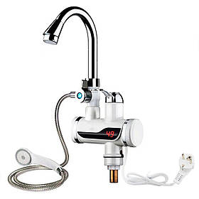 Проточний водонагрівач миттєвий з душем Електричний кран для води цифровий нижнє підключення