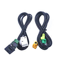 НАБОР КАБЕЛЕЙ AUX USB VW GOLF MK6 JETTA MK5 Bora RCD510 RNS510 RNS315 RCD500 RNS300 RCD300