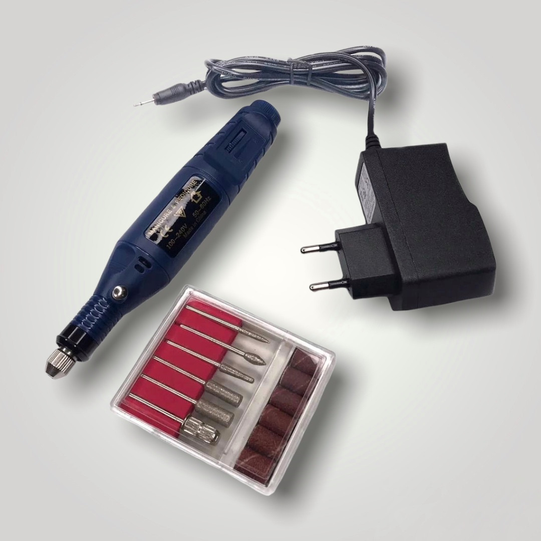 Фрезер ручка для манікюру mini 20000 обертів Nail Drill YRE (Синій)