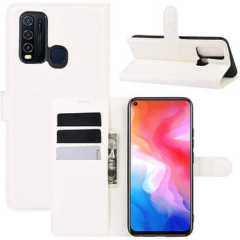 Чохол-книжка Litchie Wallet для Vivo Y30 / Y50 White