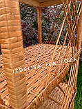 Етажерка з лози (4) «Квітка» закруглена, фото 2