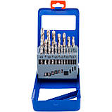 Набір свердел по металу HSS 1 -10 мм 19шт Richmann (C9405), фото 3