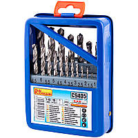 Набір свердел по металу HSS 1 -10 мм 19шт Richmann (C9405)