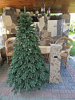 Литая Елка Швейцарская 1.80 м зеленая, на подставке, пышное новогоднее дерево