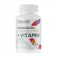 Вітаміни і мінерали OstroVit MAGNEZ MAX + VITAMIN 60 TABS