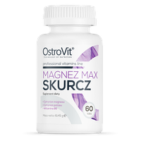 Вітаміни і мінерали OstroVit MAGNEZ MAX SKURCZ 60 tabs