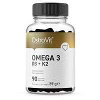 Омега3 в капсулах OstroVit OMEGA 3 D3+K2 90 caps