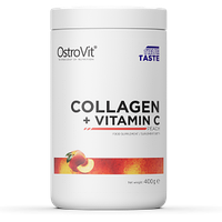 Препарат для суставов и связок OstroVit COLLAGEN + VITAMIN C 400 g_peach