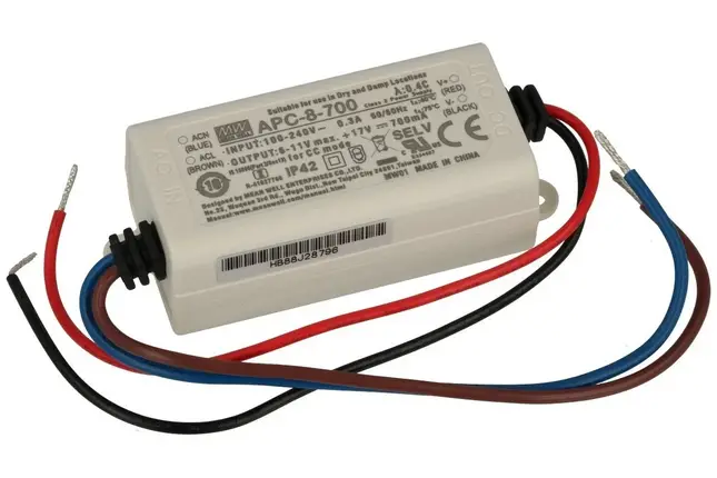 Блок живлення драйвер Mean Well 7.7W 6~11V 700mA APC-8-700, фото 2
