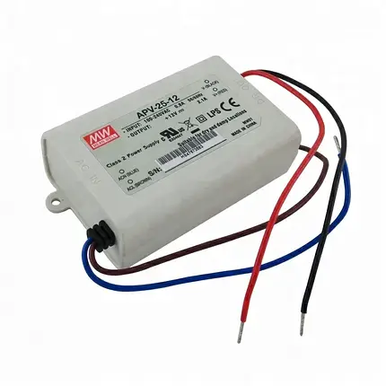 Блок живлення драйвер Mean Well 25W 12V 2.1А IP42 APV-25-12, фото 2