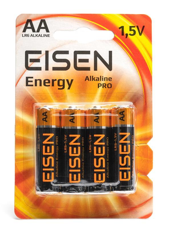 Батарейка Eisen Energy Alkaline Pro AA/LR06 BL 4шт