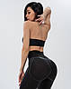 Спортивні Лосини Bona Fide Extra Sex Corsage MRL "Black Skin" M чорні, фото 6
