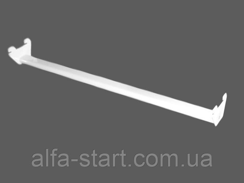 Перемичка6 60 см біла овальна на перфоровану рейку