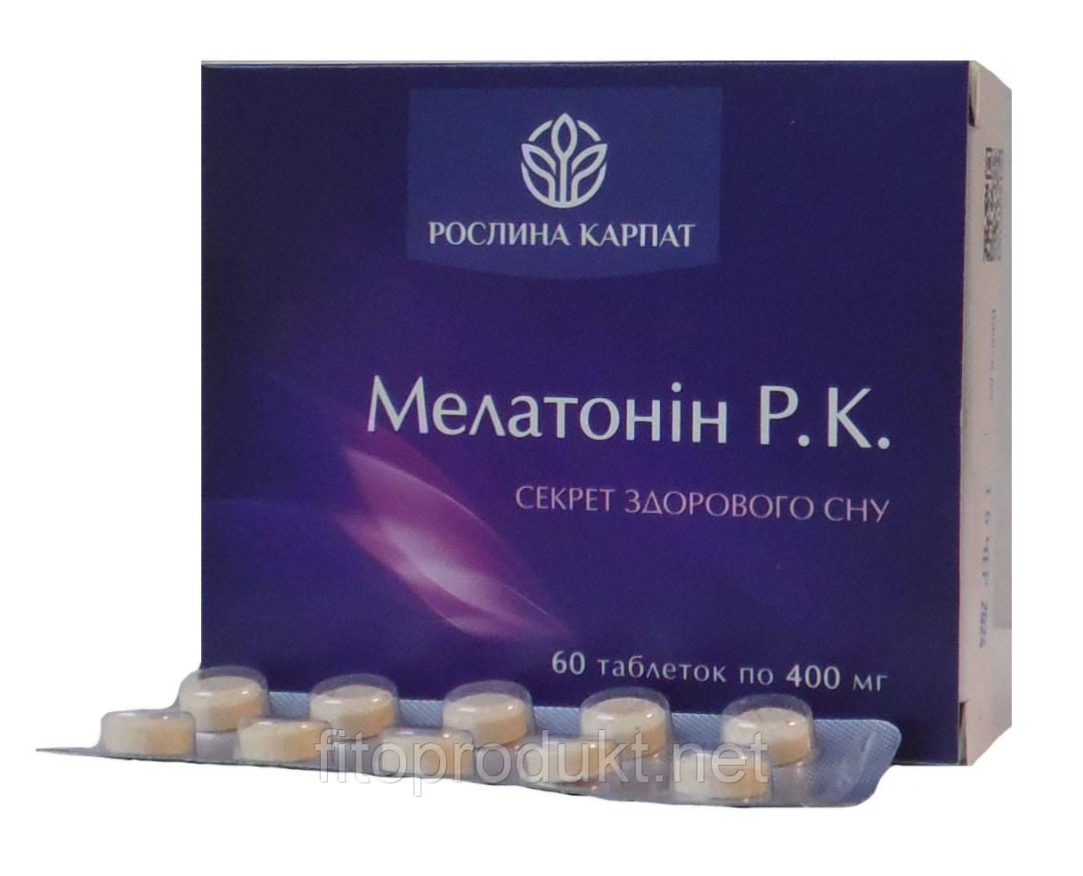 Мелатонін Р К профілактика і лікування порушень сну №60 Рослина Карпат