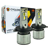 Лампа светодиодная для фар CYCLONE LED H4 6000K 14000LM TYPE 38 2 шт комплект