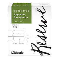 Трость для сопрано саксофона D'ADDARIO Reserve - Soprano Sax #2.5 - 10 Pack