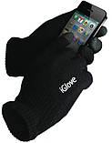 Рукавички iGlove для сенсорних екранів чорні, фото 3