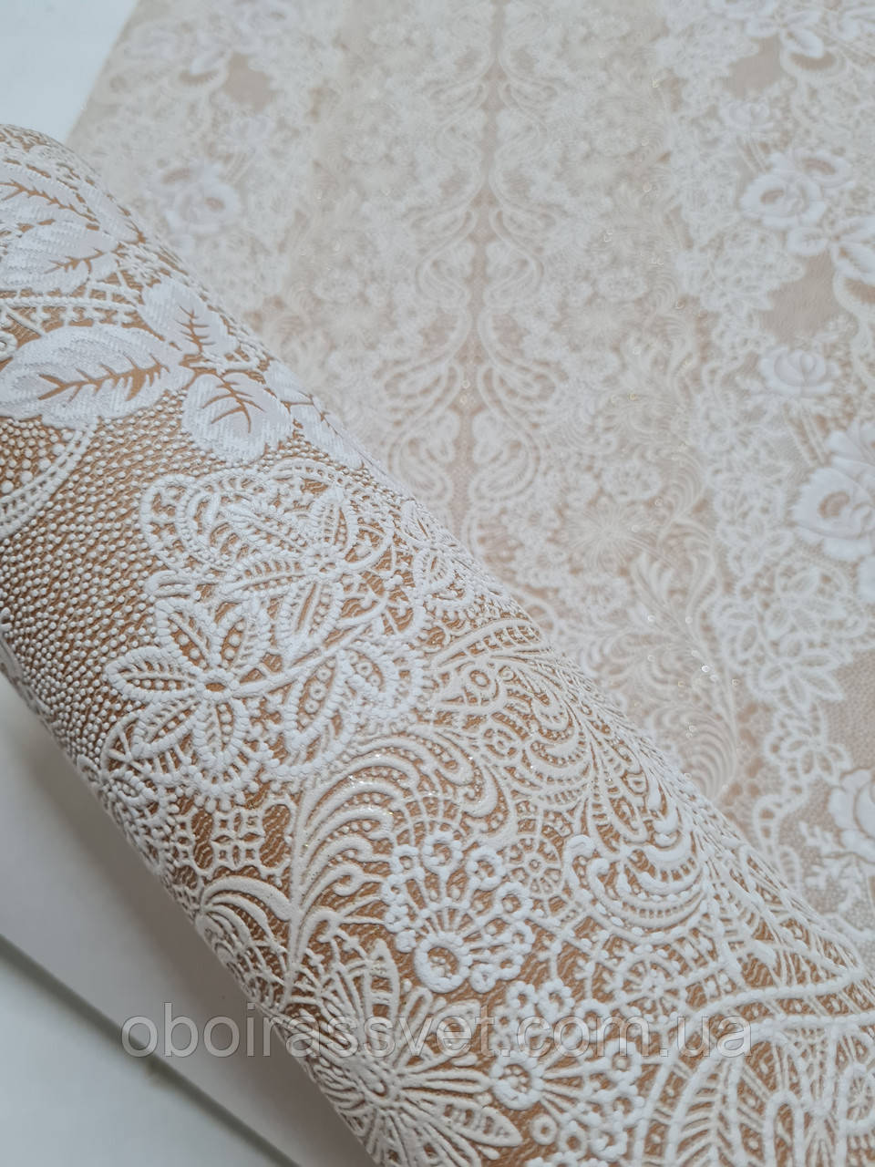 Шпалери Романс 2 5681-05 вінілові,стандартний рулон завдовжки 10 м, ширина 0.53 м