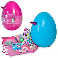 Набор для творчества Большое яйцо Сюрприз Wow MaBox MK 4750-2 Креативный набор для девочки. ЯЙЦО Единорог**
