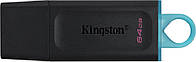 USB Flash накопитель Kingston 64GB DataTraveler Exodia USB 3.2 black/teal (DTX/64GB)