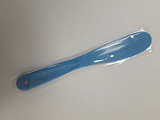 Шпатель пластиковий косметологічний великий 21,5 см синій