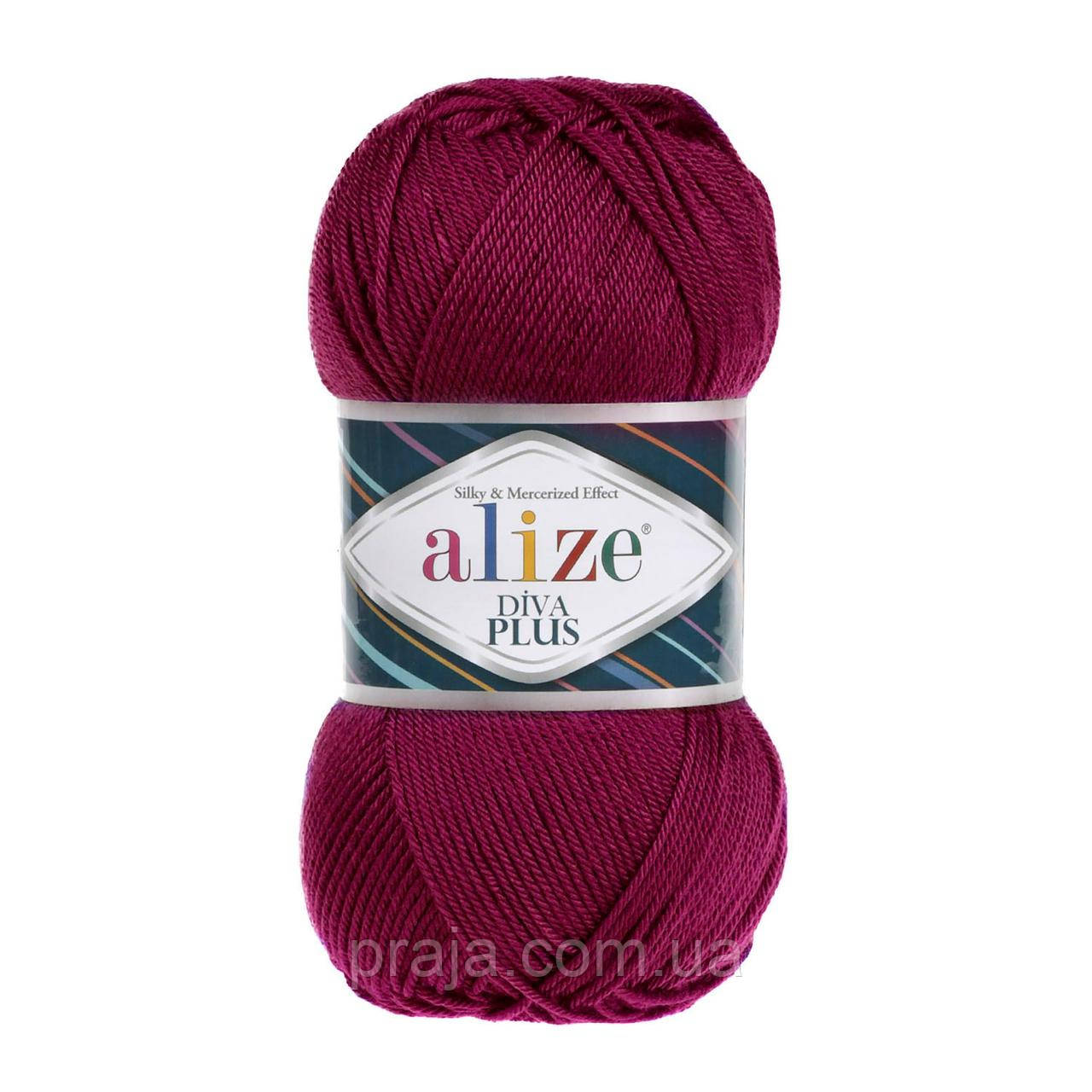 Alize Diva Plus  - 326 темна фуксія