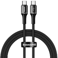 Кабель Baseus Halo Data Cable USB Type-C to Type-C PD2.0 60W 0,5т CATGH-I01 black