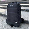 Чоловічий спортивний рюкзак Nike Air чорний сумка Найк спортивна для тренувань, фото 6