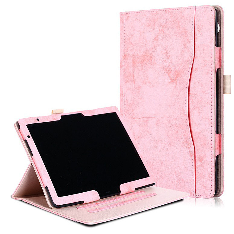 Чохол Leather Case для Huawei MediaPad M5 Lite / T5 10.1 Pink