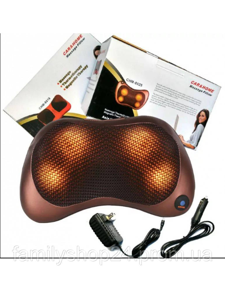 Массажная Подушка Car And Home Massage Pillow 8028 F — Купить Недорого ...