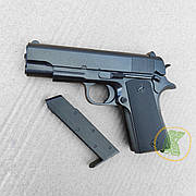 Дитячий пістолет Кольт 1911 на пульках іграшковий пістолет CYMA ZM04 / ЗМ 04 (зменшена версія Colt 1911)
