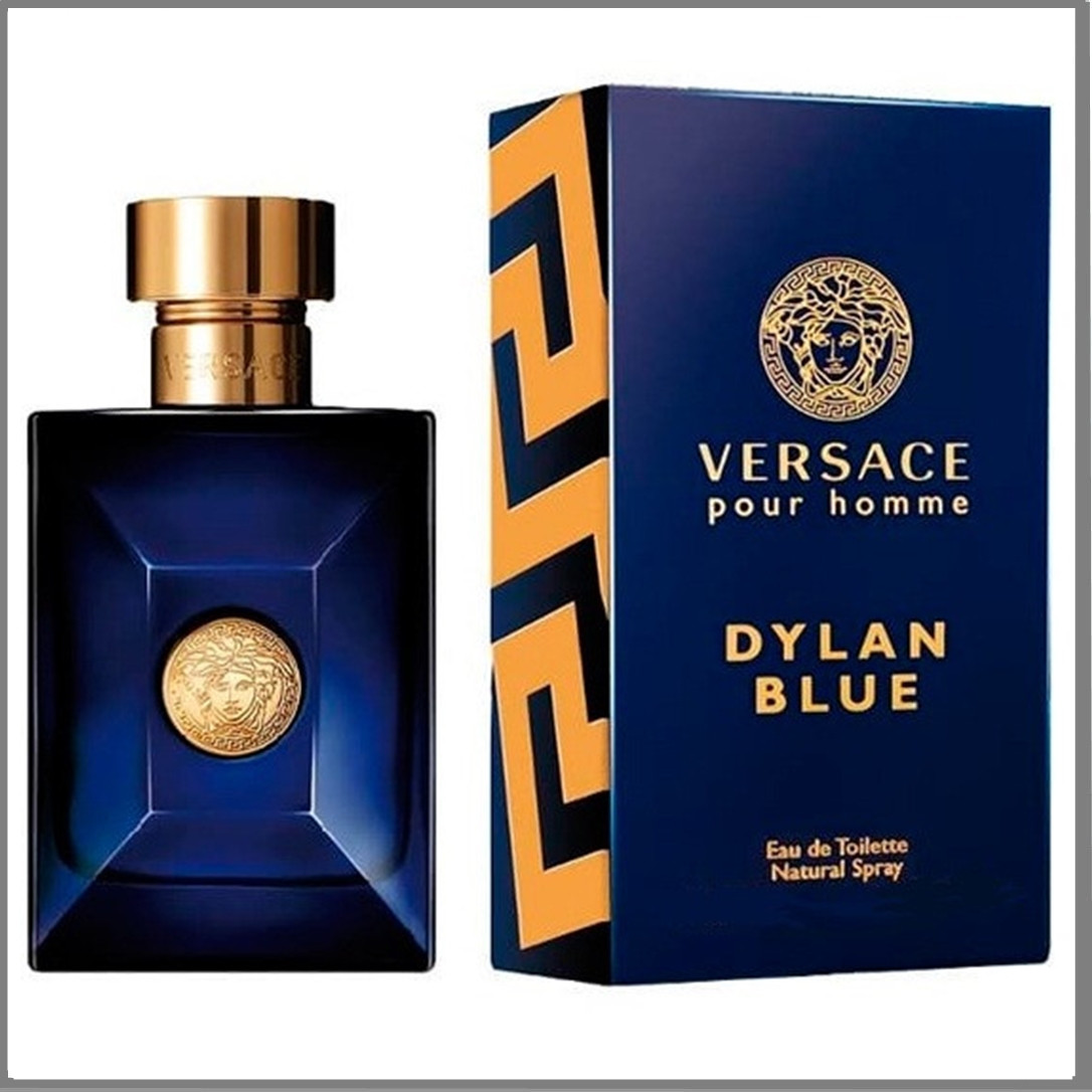 Versace Pour Homme Dylan Blue туалетна вода 100 ml. (Версаче Пур Хом Ділан Блю), фото 1