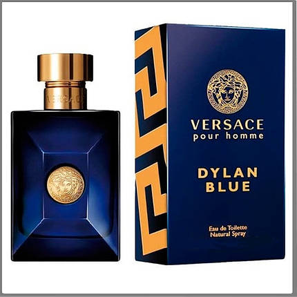 Versace Pour Homme Dylan Blue туалетна вода 100 ml. (Версаче Пур Хом Ділан Блю), фото 1