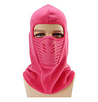 Балаклава маска Флис Саб-Зиро (Ниндзя) Розовая, Унисекс WUKE One size