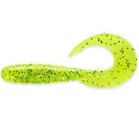 Силикон FishUp Mighty Grub 4.5" (1шт), #026 - Flo Chartreuse/Green