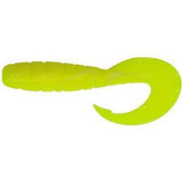 Силікон FishUp Mighty Grub 4.5" (1 шт.), #046 — Lemon, фото 1