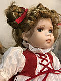 Лялька баварська порцеляновий колекційна сидить 30cm Reinart Faelens (ціна за 1 штуку), фото 5