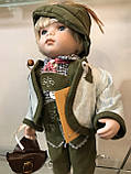 Порцелянова лялька баварська колекційна хлопчик 30cm Reinart Faelens (ціна за 1 штуку), фото 7