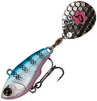 Тейл-спиннер Savage Gear Fat Tail Spin 65mm 16.0g Blue Silver Pink