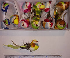 Птахи з пір'я (13 см, 12 шт.) арт. 11020