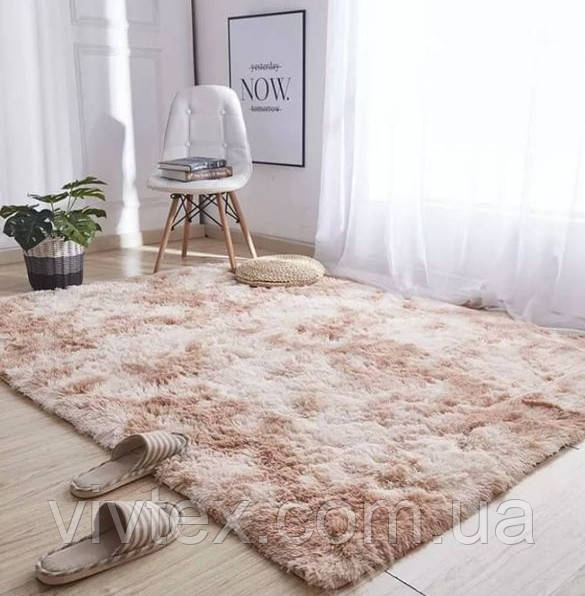 Коврик хутряний травка 100х200, фото 1