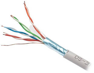 Кабель CAT 5e F/UTP Cablexpert (вита пара, одножина, екранова фольгою, 100 м) (FPC-5004E-SO/100C) (код