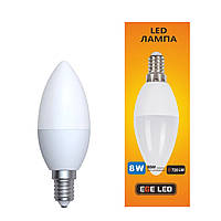 Світлодіодна лампа EGE LED 8w свічка ТС001, Е14