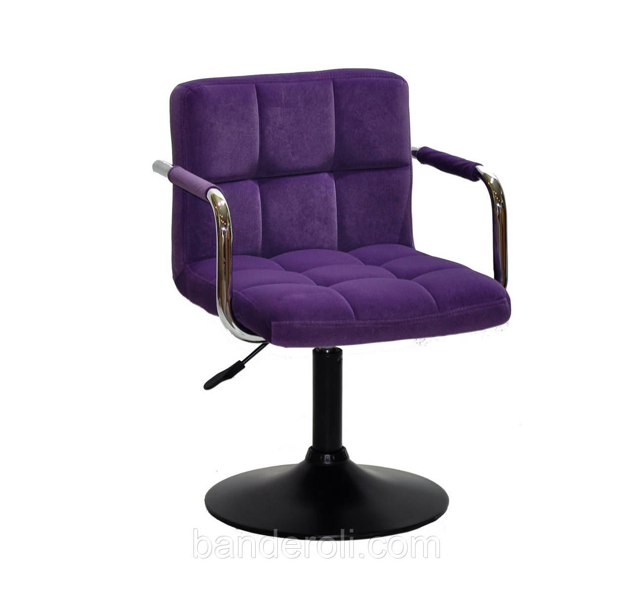 Крісло ARNO - ARM CH-BASE пурпуровий оксамит В-1013, фото 1