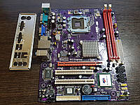 Материнская плата ECS 945GCT-M2 | Сокет 775 | DDR2 800Mhz | Встроенная графика Nvidia +Термопаста!