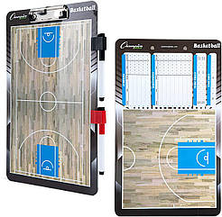 Дошка тренерська баскетбольна тактична Champion Basketball Coaching Board 25х40 см