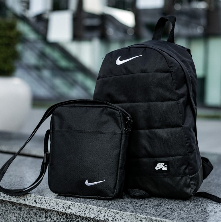 Купити Чоловічий спортивний рюкзак Nike Air чорний, чоловіча сумка ...