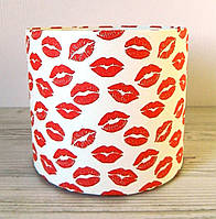 Декоративная шляпная коробка для цветов D16см Kiss