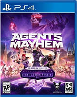 Диск с игрой Agents Of Mayhem для Playstation 4 | Русский язык и субтитры | PS4